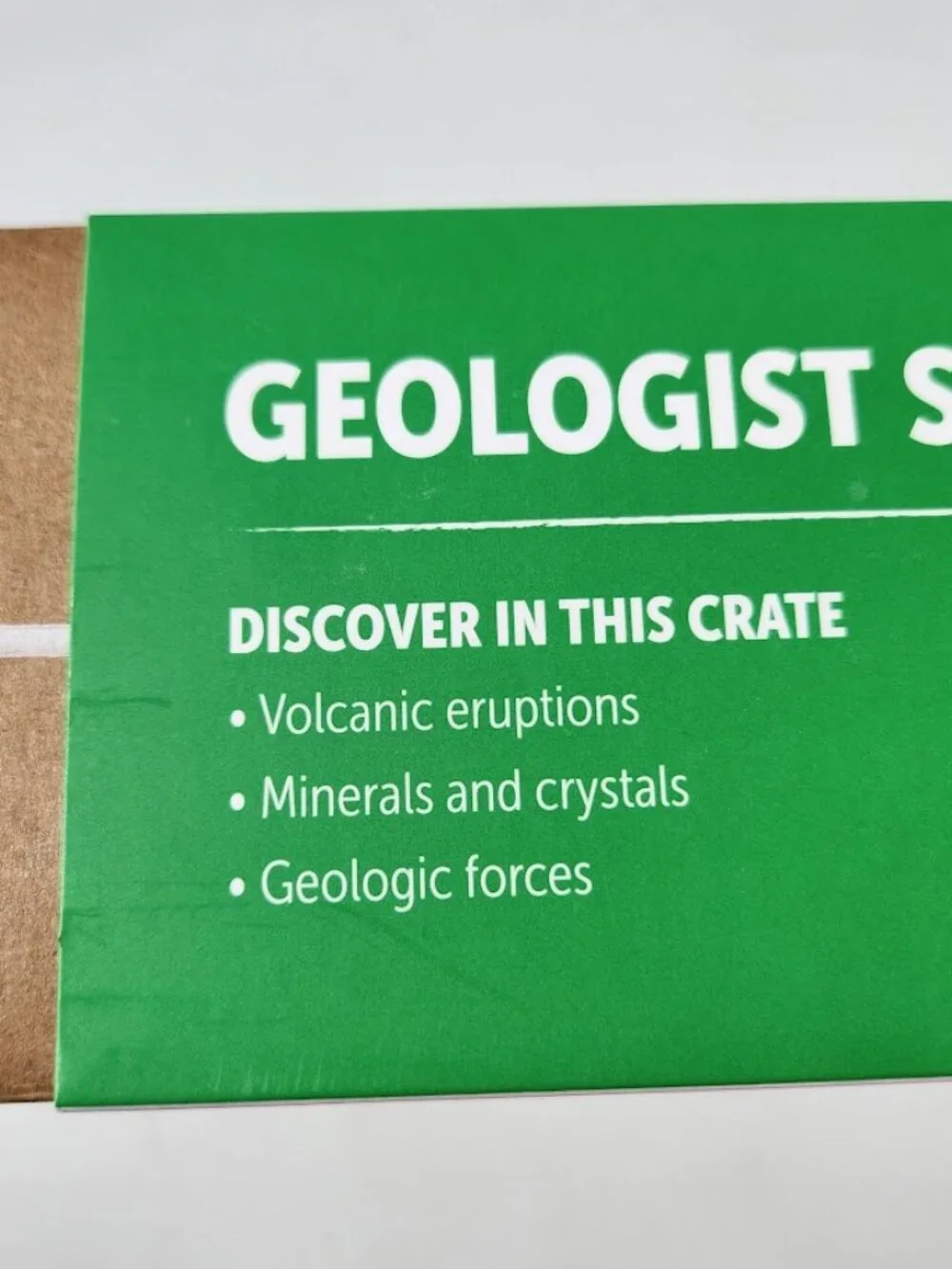 NEW KiwiCo. Kiwi Co. Geologist Starter Science Kit Craft Experiments School Supp